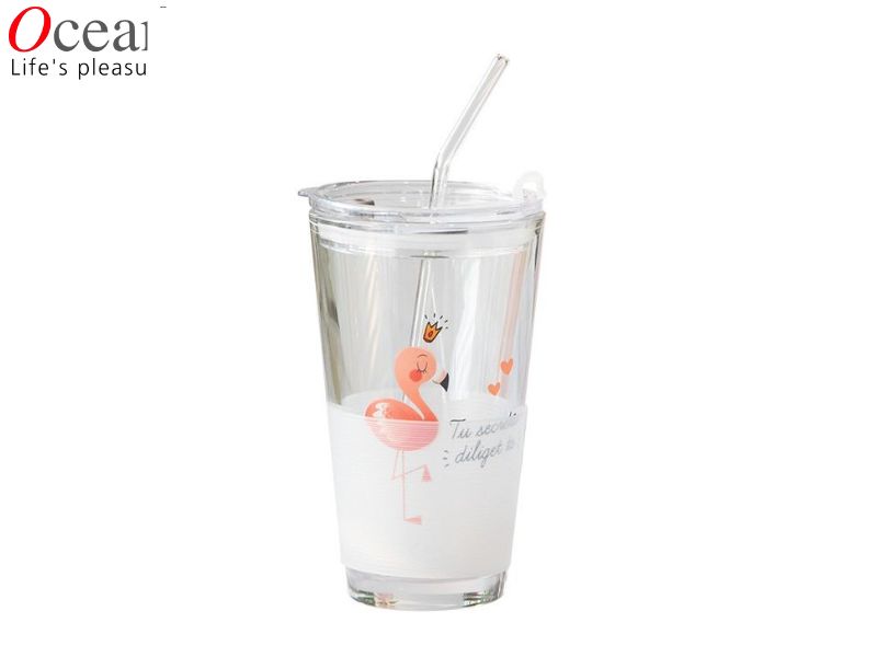 Cốc thủy tinh có lớp chống sốc