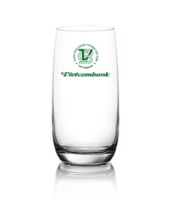 Ly Thủy Tinh In Logo Iris 370ml - Vietcombank h1