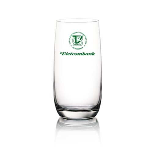 Ly Thủy Tinh In Logo Iris 370ml - Vietcombank h1