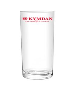 Ly Thủy Tinh In Logo Đáy Bằng 255ml - Kymdan h1