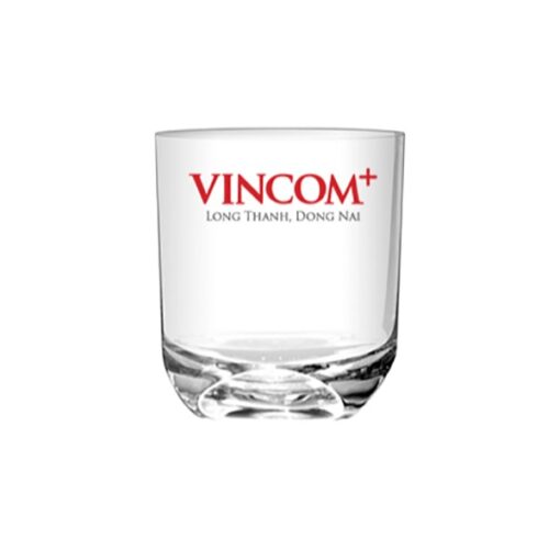 Ly Thủy Tinh In Logo Lùn Đáy Góc 215ml - Vincom Dong Nai h1