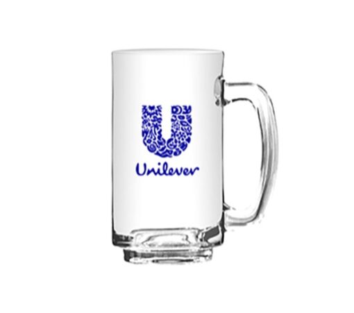 Ly Thủy Tinh In Logo Quai Đại 380ml - Unilever h1