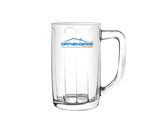 Ly Thủy Tinh In Logo Quai Đại 500ml - Datnengiare h1