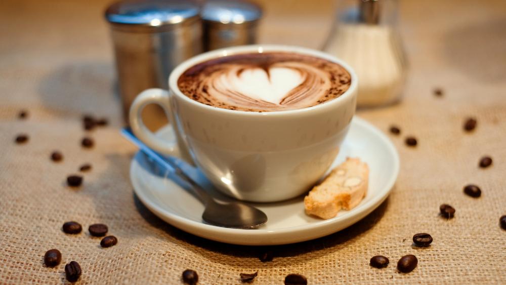 hình ảnh ly cafe capuchino 22