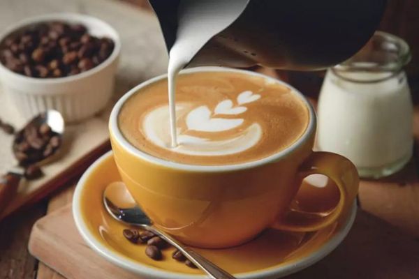 hình ảnh ly cafe capuchino 