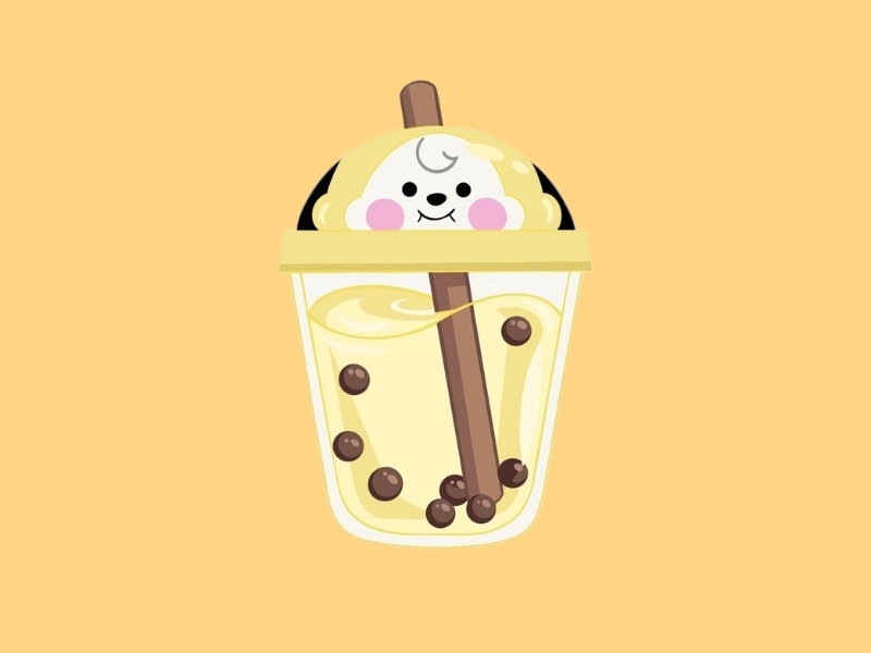 Tổng hợp hình ly trà sữa cute dễ thương cực đẹp 1 hình ly trà sữa cute đơn giản 1