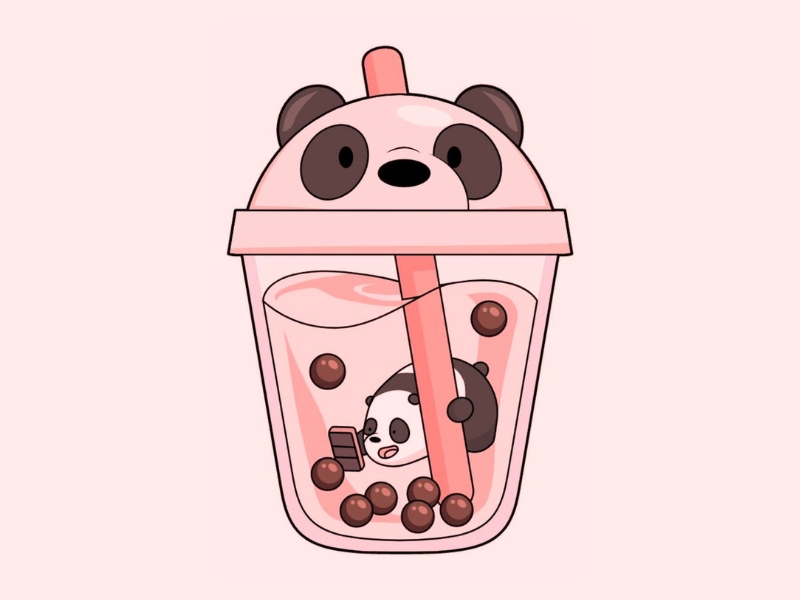 Tổng hợp hình ly trà sữa cute dễ thương cực đẹp 11 hình ly trà sữa cute đơn giản 11