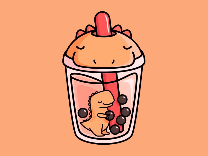 Tổng hợp hình ly trà sữa cute dễ thương cực đẹp 13 hình ly trà sữa cute đơn giản 13