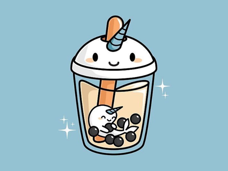 Tổng hợp hình ly trà sữa cute dễ thương cực đẹp 16 hình ly trà sữa cute đơn giản 16