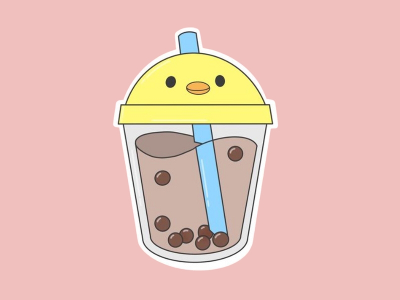 Tổng hợp hình ly trà sữa cute dễ thương cực đẹp 17 hình ly trà sữa cute đơn giản 17
