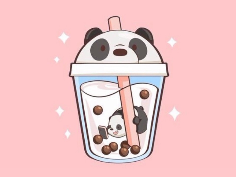 Tổng hợp hình ly trà sữa cute dễ thương cực đẹp 20 hình ly trà sữa cute đơn giản 20