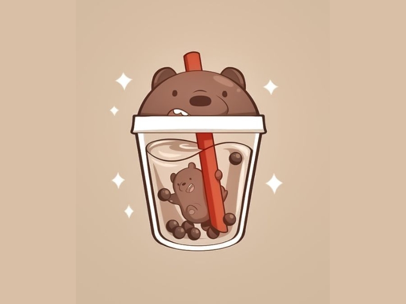 Tổng hợp hình ly trà sữa cute dễ thương cực đẹp 23 hình ly trà sữa cute đơn giản 23