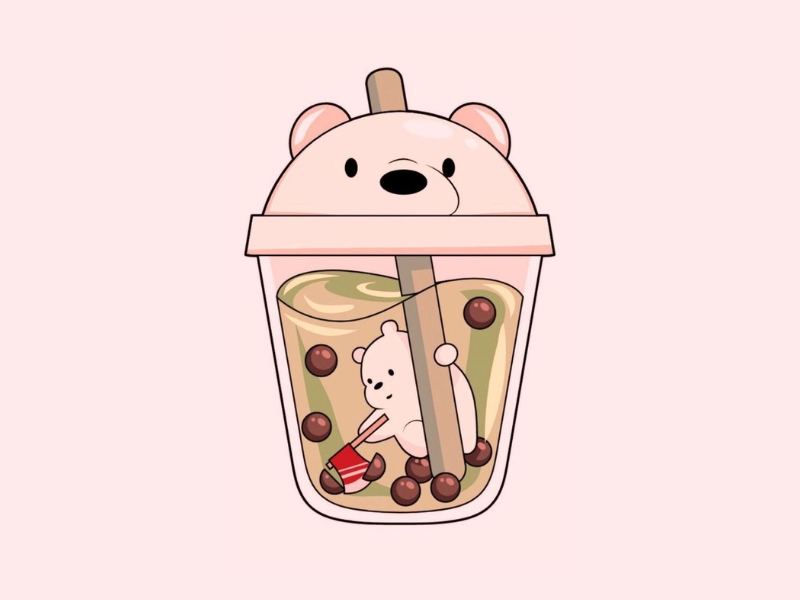 Tổng hợp hình ly trà sữa cute dễ thương cực đẹp 28 hình ly trà sữa cute đơn giản 28