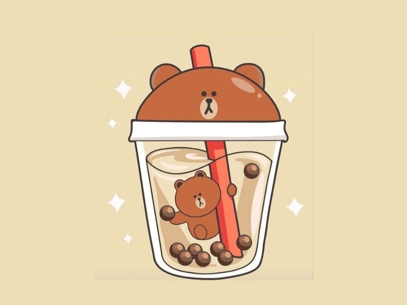Tổng hợp hình ly trà sữa cute dễ thương cực đẹp 29 hình ly trà sữa cute đơn giản 29