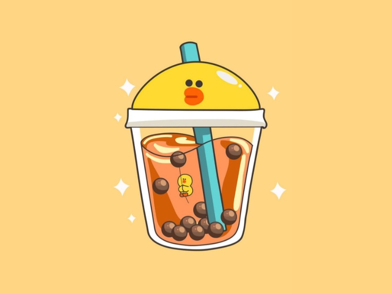 Tổng hợp hình ly trà sữa cute dễ thương cực đẹp 30 hình ly trà sữa cute đơn giản 30
