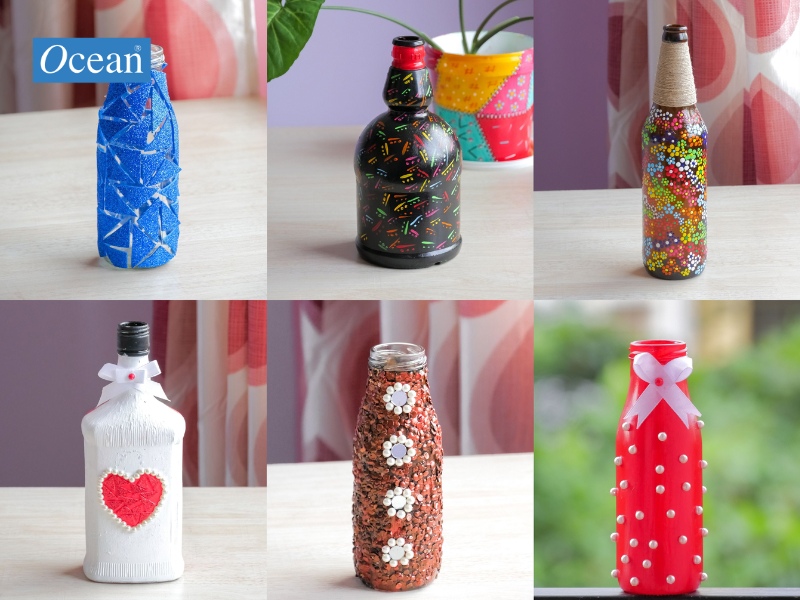 Biến những chiếc lọ thủy tinh thành tác phẩm nghệ thuật độc đáo Biến những chiếc lọ thủy tinh thành tác phẩm nghệ thuật độc đáo