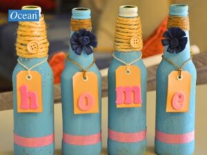 Một số kỹ thuật trong cách trang trí lọ thủy tinh đơn giản