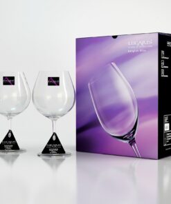 BỘ 2 LY PHA LÊ BANGKOK BLISS BURGUNDY 750ML