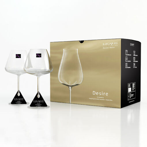 Bộ 6 ly Pha lê Desire Elegant Red 590ml