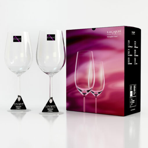 Ly Pha lê Shanghai Bordeaux 755ml