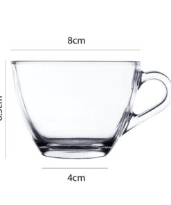 Ly thuỷ tinh cafe quai cầm đáy nhọn Union Stack 220ml giá rẻ