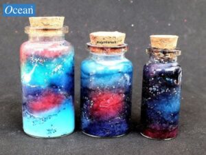 Cách tạo hiệu ứng galaxy trên lọ thủy tinh