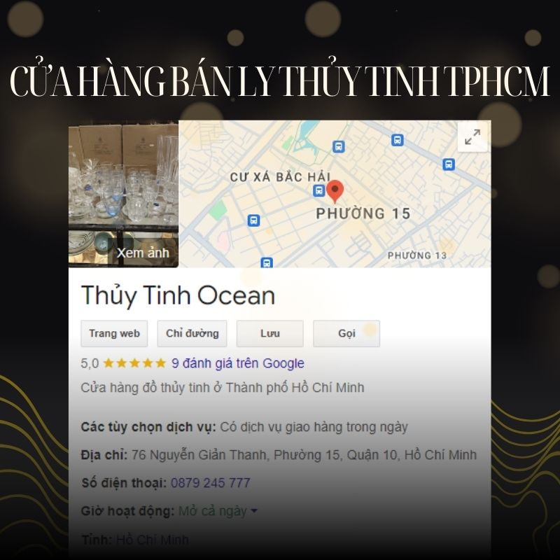 Cửa Hàng Bán Ly Thủy Tinh TPHCM Cửa Hàng Bán Ly Thủy Tinh TPHCM