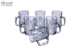 Ly thủy tinh Bormioli Rocco có quai nắp đậy