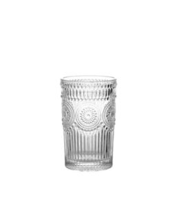 Ly thủy tinh hoa văn họa tiết Baroque dáng Hi Ball – 350ml