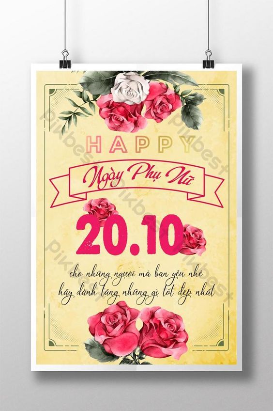 Hình ảnh 20/10 đẹp và ý nghĩa nhất 2024