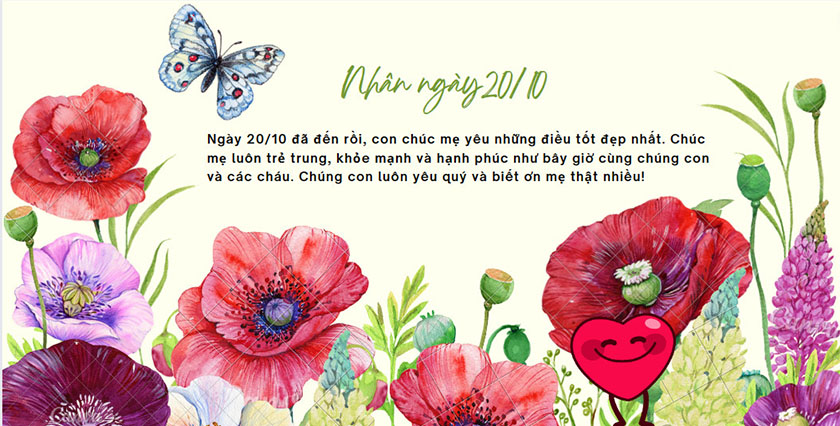 Hình ảnh 20/10 đẹp và ý nghĩa nhất 2024