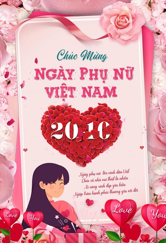 Hình ảnh 20/10 đẹp và ý nghĩa nhất 2024