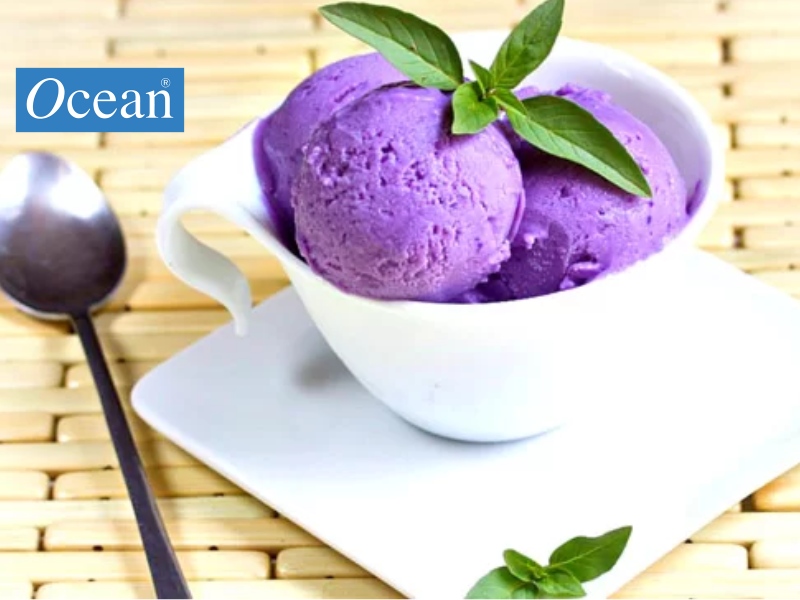 Cách làm kem đậu xanh khoai môn Cách làm kem đậu xanh khoai môn