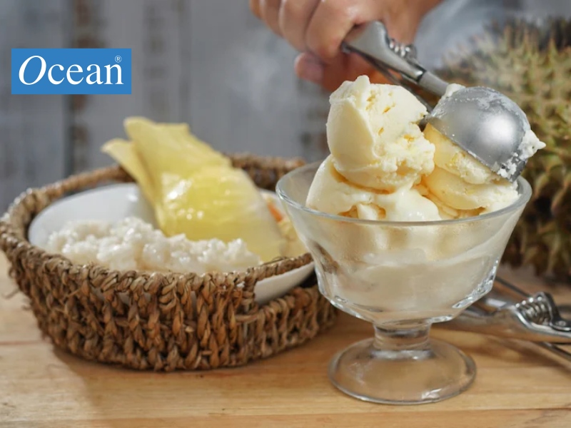 Cách làm kem sầu riêng Dừa Cách làm kem sầu riêng Dừa
