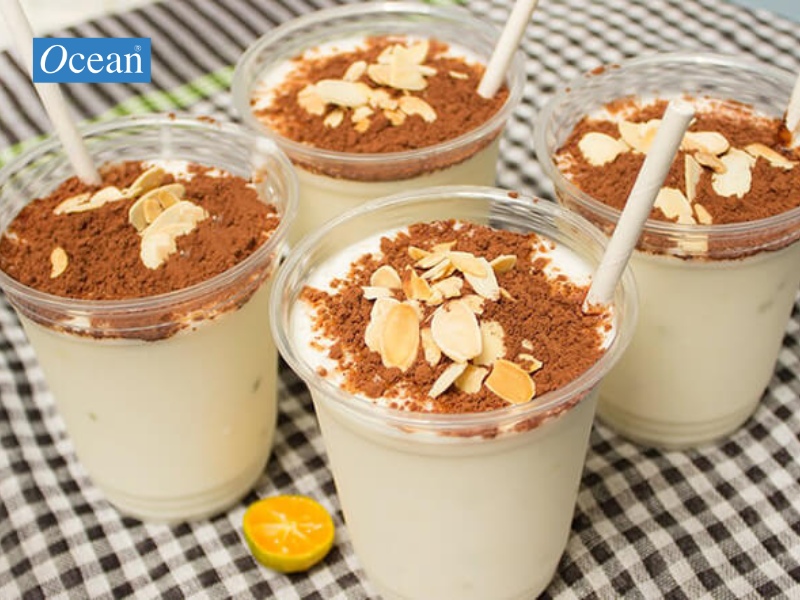 Nguyên liệu cần chuẩn bị trong cách pha Cacao Cốt Dừa Nguyên liệu cần chuẩn bị trong cách pha Cacao Cốt Dừa