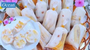 cách làm kem chuối bịch