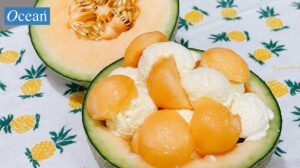 cách làm kem dưa lưới