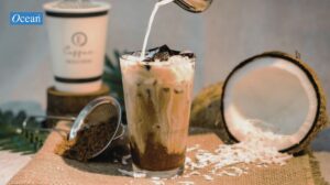 cách pha cà phê dừa