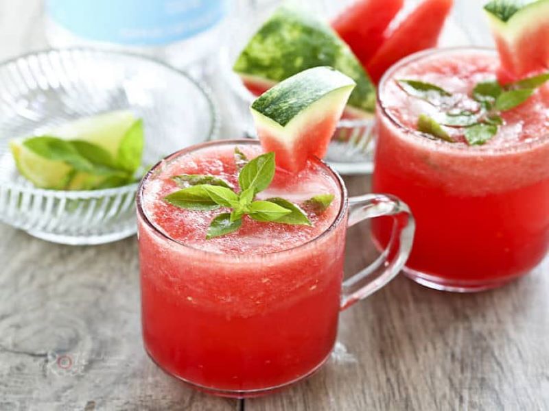 Các Bước Thực Hiện Nước ép dưa hấu bạc hà Các Bước Thực Hiện Nước ép dưa hấu bạc hà
