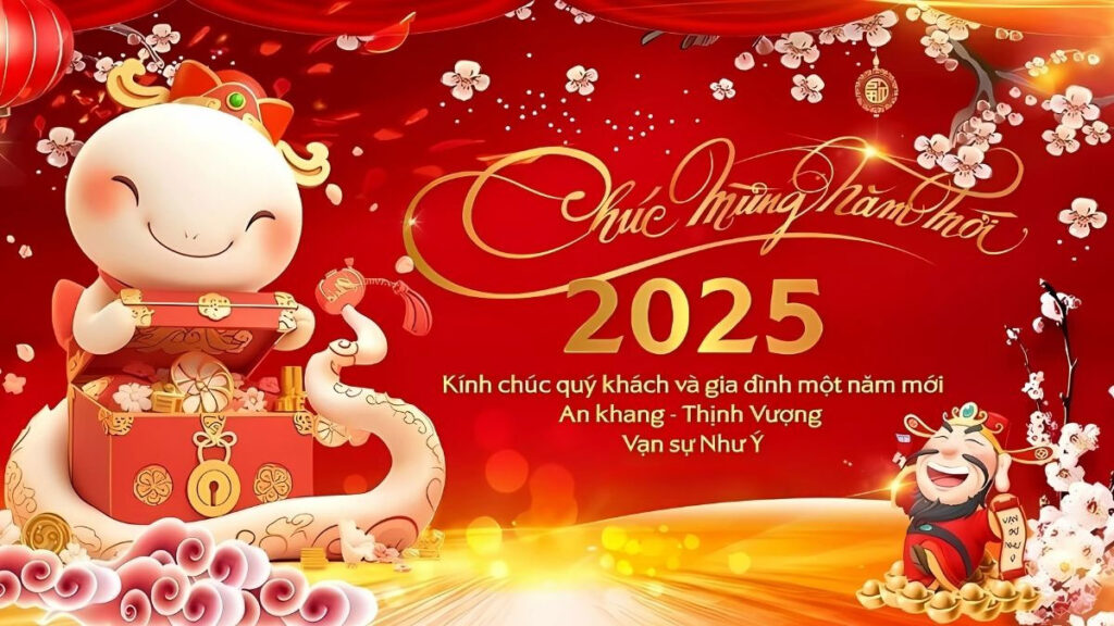 Mẫu banner tết 2025, tết nguyên đán đẹp ấn tượng, tải miễn phí