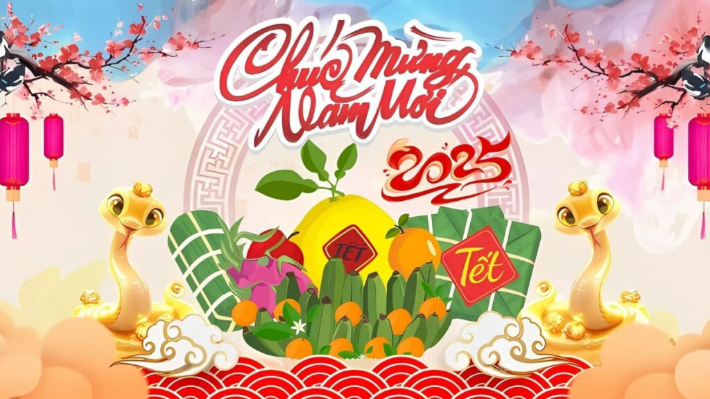 Mẫu banner tết 2025, tết nguyên đán đẹp ấn tượng, tải miễn phí