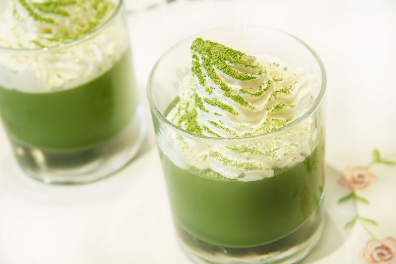 Nguyên Liệu Cần Chuẩn Bị Matcha đá xay kem tươi